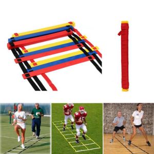  כל מה שיוטיוברים וגיימרים צריכים  ספורט  12 Rung Speed Agility Ladder Soccer Sport Ladder Training Carry Bag