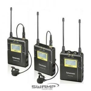 Saramonic UWMIC10 TX10+RX10+TX10 Portable Wireless Lavalier Microphone System