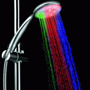Bakeey LED Luminous Color Changing Shower Colorful without Electricity Self-color Changing Water Handheld Shower Head